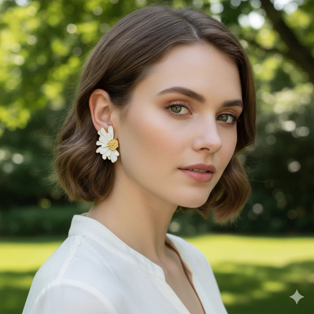SLYQÉ Daisy Glow Studs