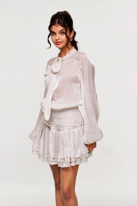 SLYQÉ Bow Lustra Dress