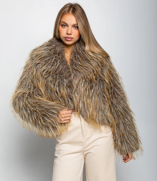 SLYQÉ Mira Faux Fur Jacket
