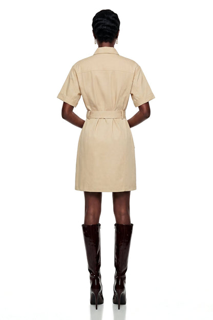 SLYQÉ Dune Belted Mini