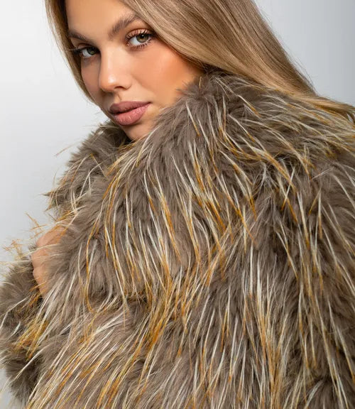 SLYQÉ Mira Faux Fur Jacket