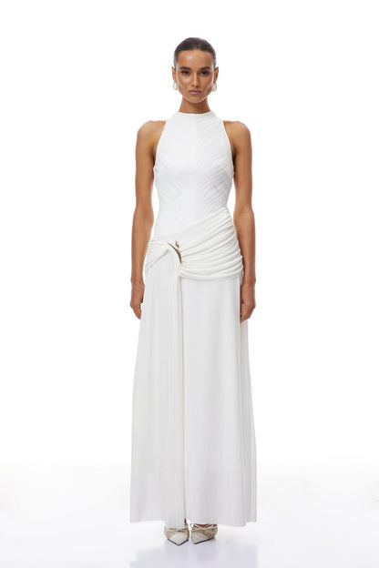 SLYQÉ Halter Resort Dress