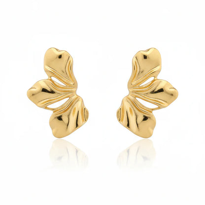 SLYQÉ Golden Bloom Earrings