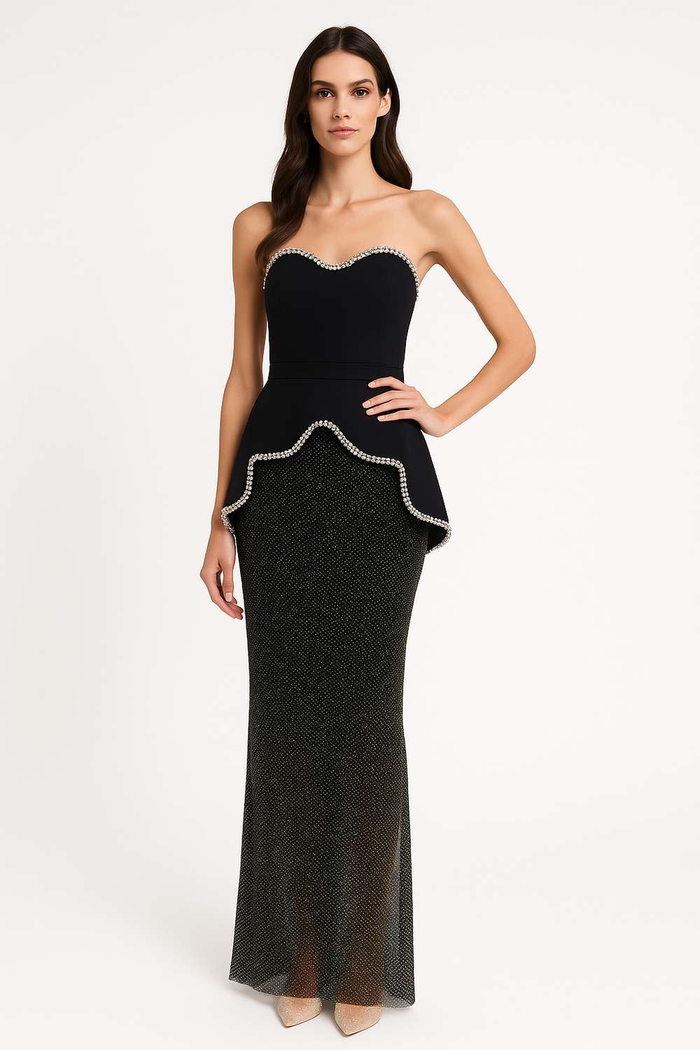 SLYQÉ Midnight Spark Dress