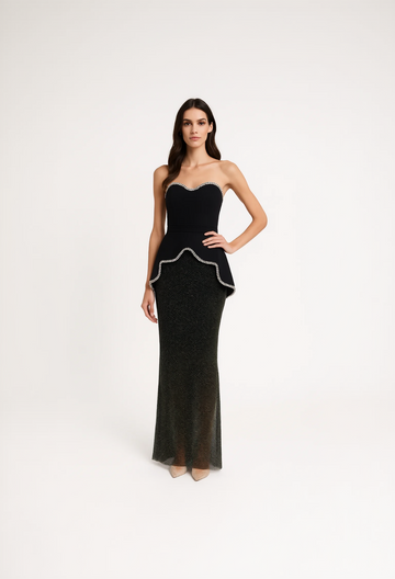 SLYQÉ Midnight Spark Dress