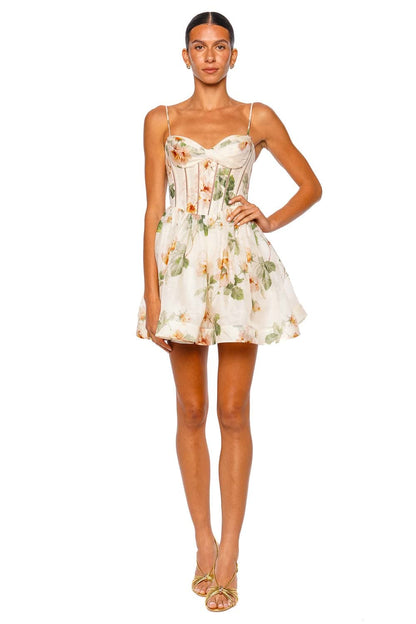 SLYQÉ Floral Corset Sundress
