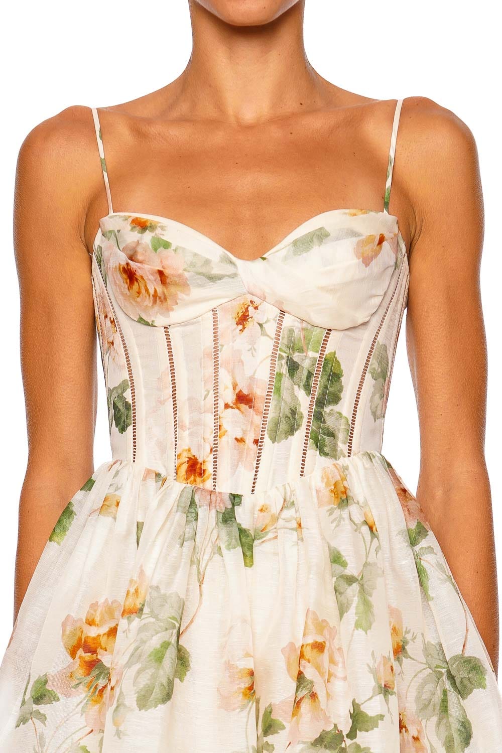 SLYQÉ Floral Corset Sundress
