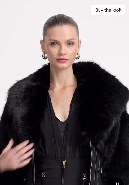SLYQÉ  Noira Faux Fur Jacket